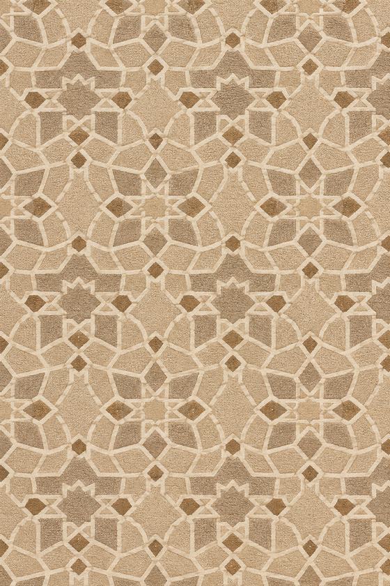 Tapis de mosquée Girih Sable – Géométrique