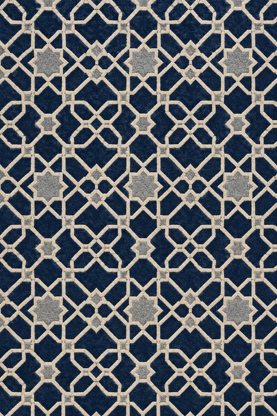 Tapis de mosquée Girih Saphir – Géométrique