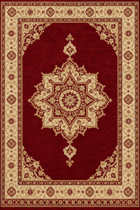 Tapis de mosquée Sultan Rubis – Médaillon (Göbek)